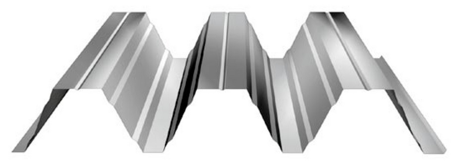 T153 trapezförmiges Blech